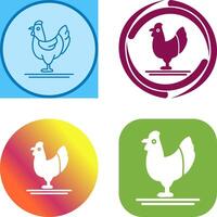 aves de corral icono diseño vector