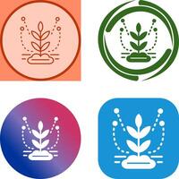 Irrigation System Icon Design vector