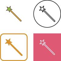 Unique Magic Icon Design vector