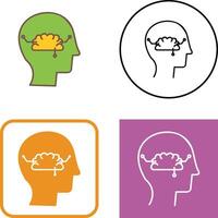 Thinking Icon Design vector