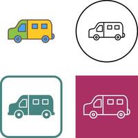 Van Icon Design vector