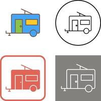 Trailer Icon Design vector