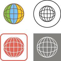 Globe Icon Design vector