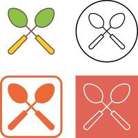 Spoons Icon Design vector