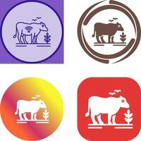 Cattle Icon Design vector