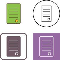 Unique Reports Icon Design vector