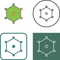 Unique Nodes Icon Design vector