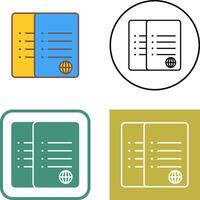 Unique Network Files Icon Design vector