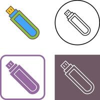 Unique USB Drive Icon Design vector