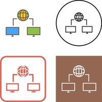 Unique Internet Connectivity Icon Design vector