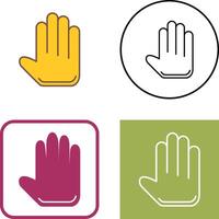 Unique Hand Tool Icon Design vector