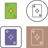 Unique Card Icon Design vector