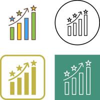 Unique Reputation Management Icon Design vector