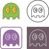 Unique Game Character Icon Design vector