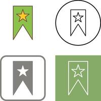 Unique Bookmarking Services Icon Design vector