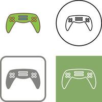 único juego de azar consola icono diseño vector