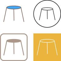 Unique Stool Icon Design vector