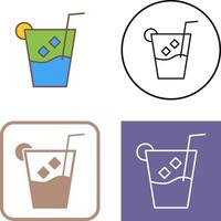 Unique Whiskey Sour Icon Design vector