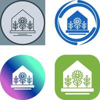 Farm House Icon Design vector