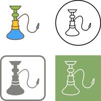 Unique Hookah Icon Design vector