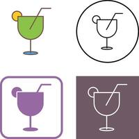 Unique Drinks Icon Design vector