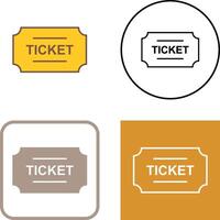 Tickets Icon Design vector