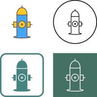 Unique Hydrant Icon Design vector