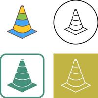 Unique Cone Icon Design vector