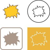 Unique Explosion Icon Design vector