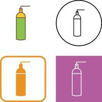 Unique Oxygen Tanks Icon Design vector