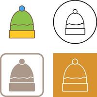 Warm Cap Icon Design vector