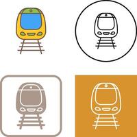 Train Icon Design vector