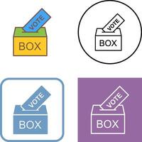 Giing Vote Icon Design vector