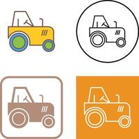 Tractor Icon Design vector