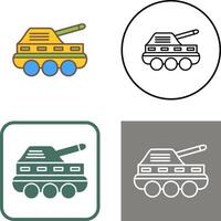 Infantry Tank Icon Design vector