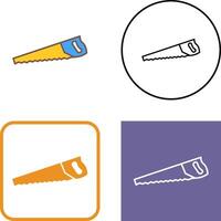 Handsaw Icon Design vector