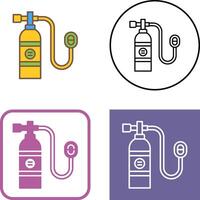 Oxygen Tank Icon Design vector