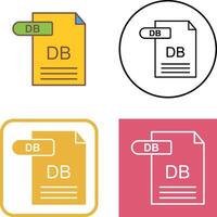 DB Icon Design vector