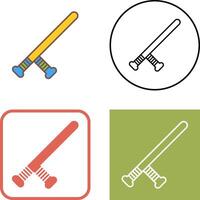 Baton Icon Design vector