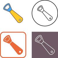 Bottle Opener Icon Design vector