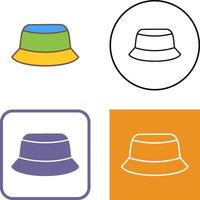 Men's Hat Icon Design vector