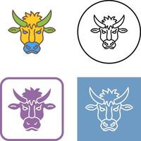 Bison Icon Design vector