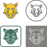 Boar Icon Design vector