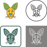 Kangaroo Icon Design vector