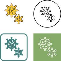 Virus Icon Design vector