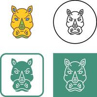 Rhino Icon Design vector