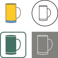 Beer Mug Icon Design vector