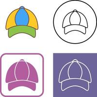 P Cap Icon Design vector