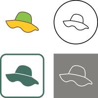 diseño de icono de sombrero vector