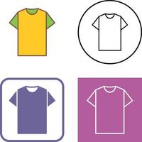 Plain T Shirt Icon Design vector